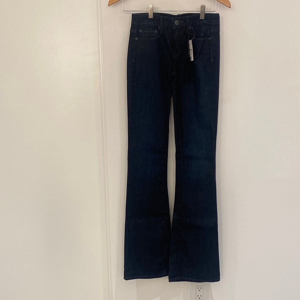 NWT Vince Sophia Flare Jeans Dark Wash Size 24